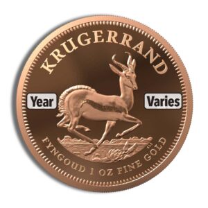 1 oz Gold Krugerrand (Year Varies)