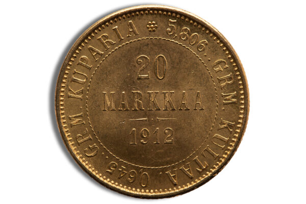 Finland 20 Markkaa Gold Coin - Image 2