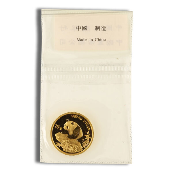 1/10 oz Chinese Gold Panda - BU - Sealed (Year Varies)