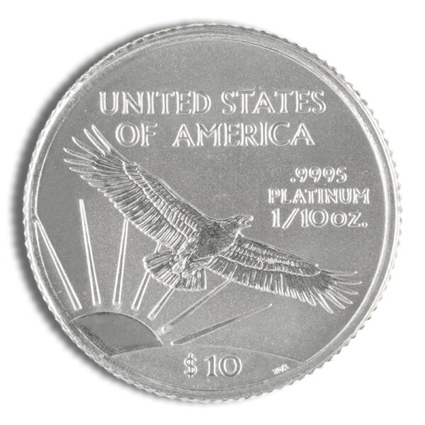 1/10 oz Platinum Eagle - BU (Date Varies) - Image 2