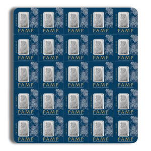 25 x 1 g PAMP Multigram Platinum Bar (Carded)