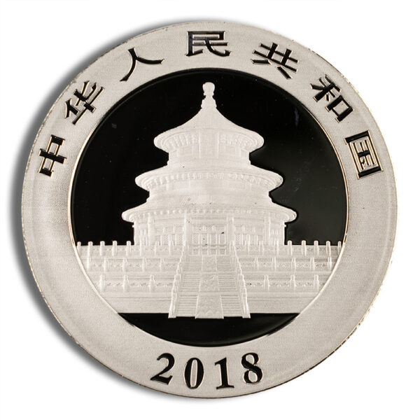 2018 Chinese Silver Panda - 30 g - Image 2