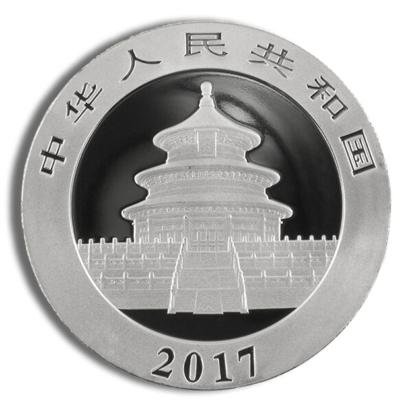 2017 Chinese Silver Panda - 30 g - Image 2