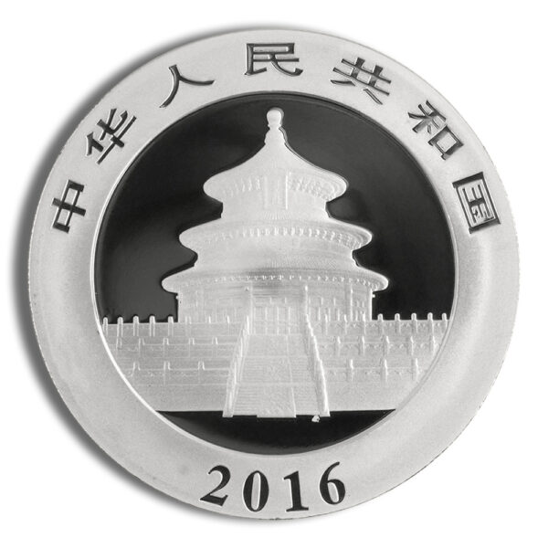 2016 Chinese Silver Panda - 30 g - Image 2