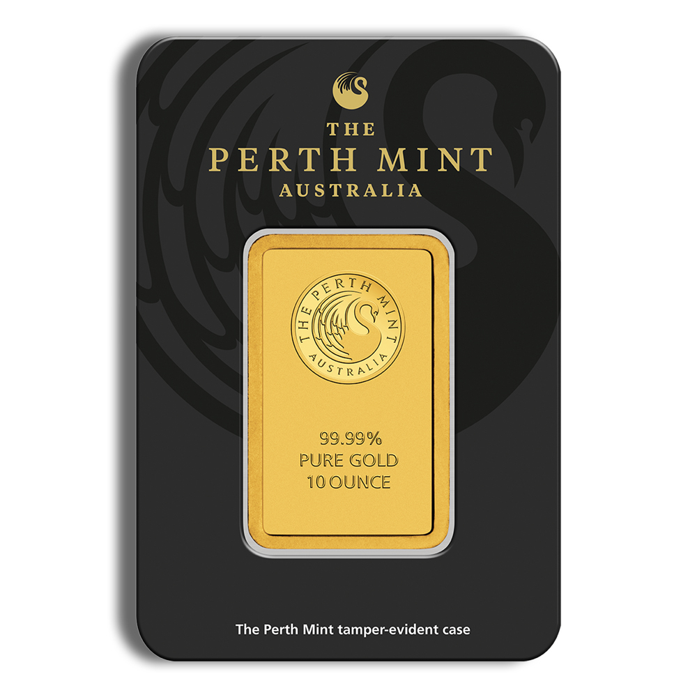 10 oz Gold Bar - Perth (Carded)