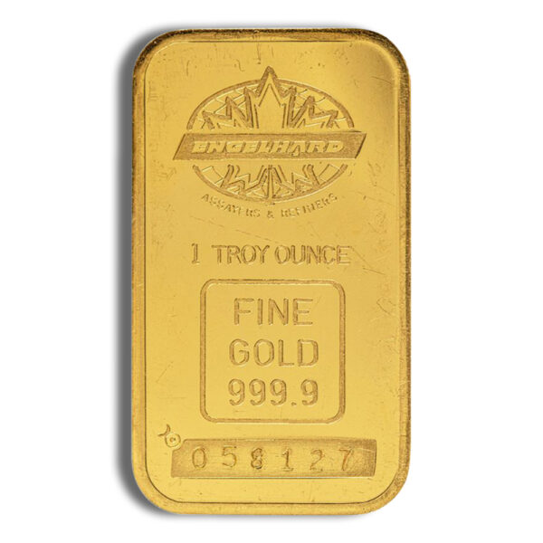 1 oz Gold Bar - Engelhard - Image 2