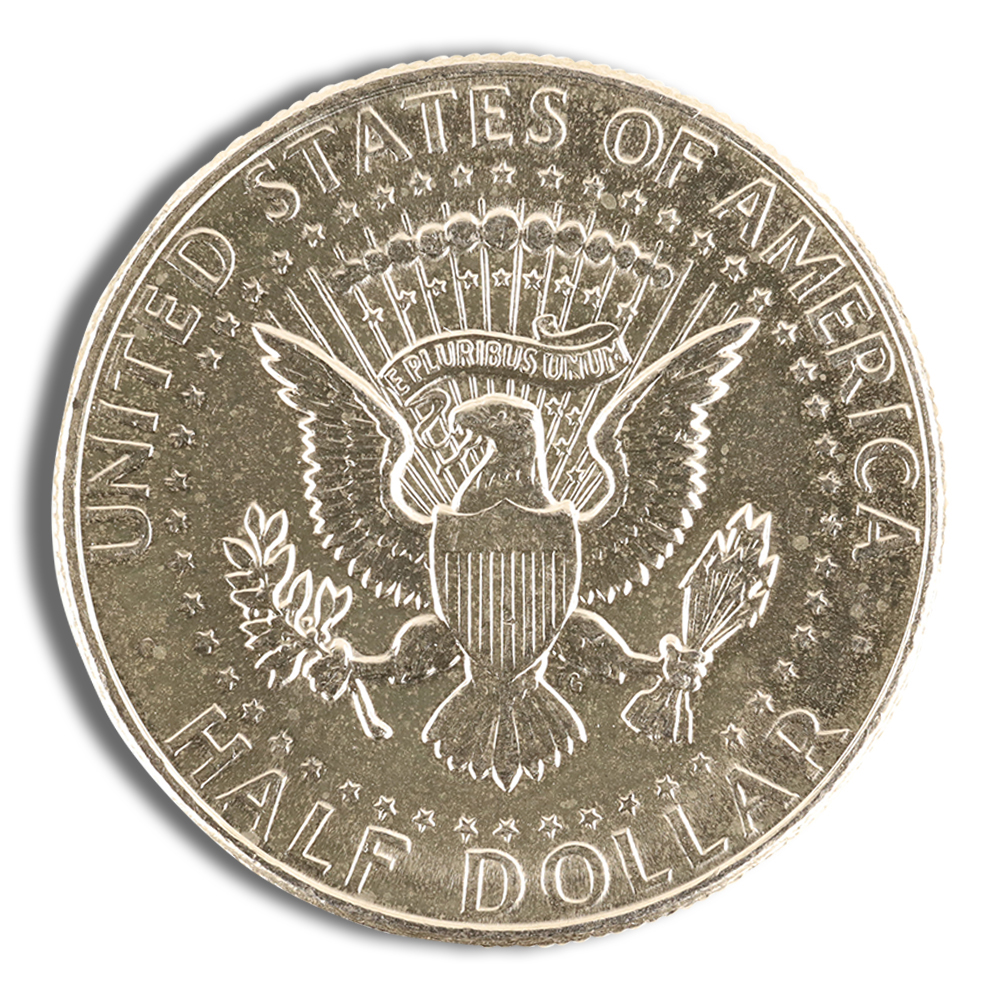 $1 FV 90% Silver 1964 Kennedy Half Dollar Proof - Image 2