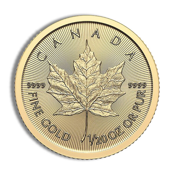 1/20 oz Gold Maple Leaf (Year Varies)