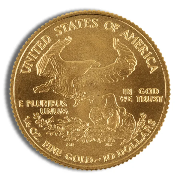 2008-W 1/4 oz Burnished Gold Eagle $10 (Cap Only) - Image 2