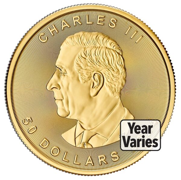 1 oz Gold Maple Leaf (Year Varies) - Image 3