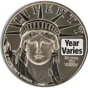 1/2 oz Platinum Eagle - BU (Date Varies)