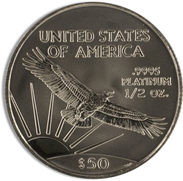 1/2 oz Platinum Eagle - BU (Date Varies) - Image 2