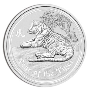 2010 Kilo Australia Silver Lunar Tiger BU - Series II