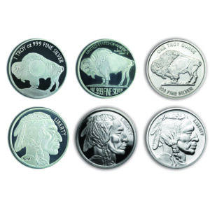 1 oz Silver Round - Buffalo Design (New)