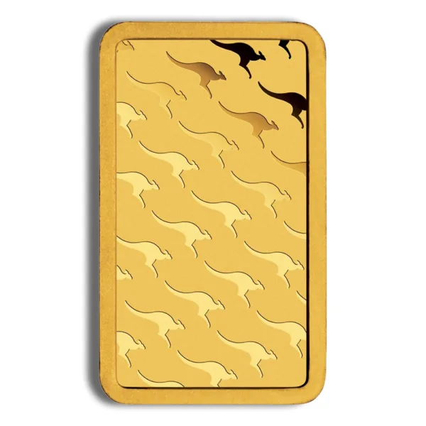 Colorful phone case design featuring a repeating pattern of kangaroos in various shades of yellow and brown on a golden background. Ideal for animal lovers and those seeking unique phone accessories.