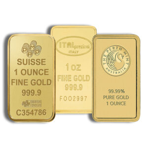 1 oz Gold Bar - IRA Approved Brand .9999