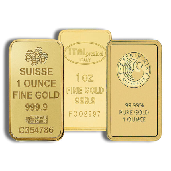 1 oz Gold Bar - IRA Approved Brand .9999