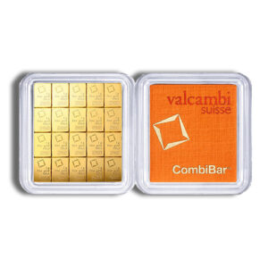 20 x 1g .9999 Valcambi CombiBar™ Gold (In Assay)