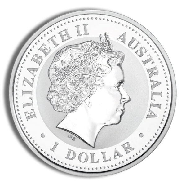 2006 1 oz Australia Silver Lunar Dog BU - Series I - Image 2