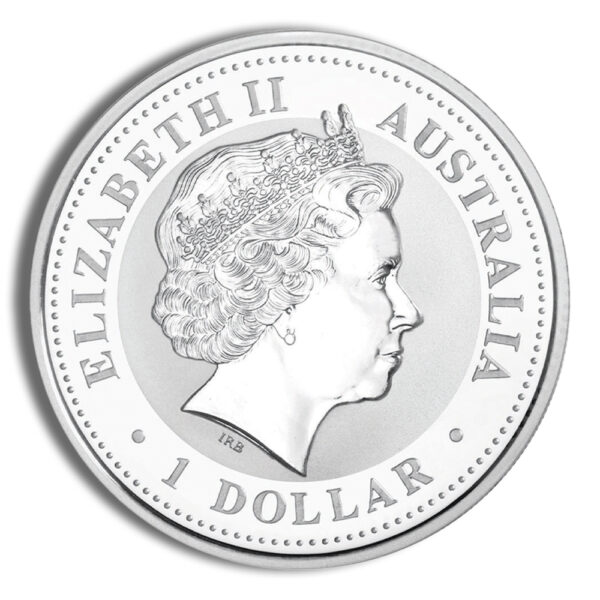 2005 1 oz Australia Silver Lunar Rooster BU - Series I - Image 2
