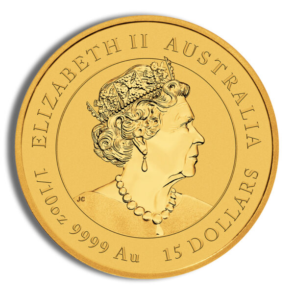 2021 1/10 oz Australia Gold Lunar Ox BU - Series III - Image 2