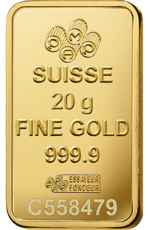 20 gram Gold Bar - PAMP Fortuna (Carded) - Image 4