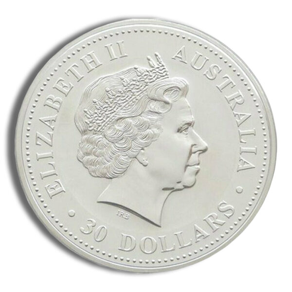 2001 Kilo Australia Silver Lunar Snake BU - Series I - Image 2