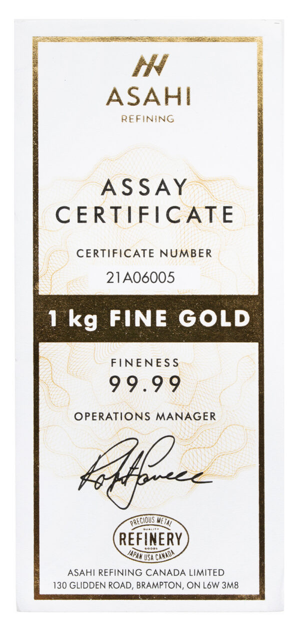 1 kilo Gold Bar - Brand Varies .9999 (COMEX Eligible) - Image 3