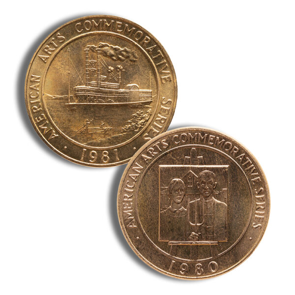 1 oz U.S. Mint Commemorative Arts Gold Medal - Image 2