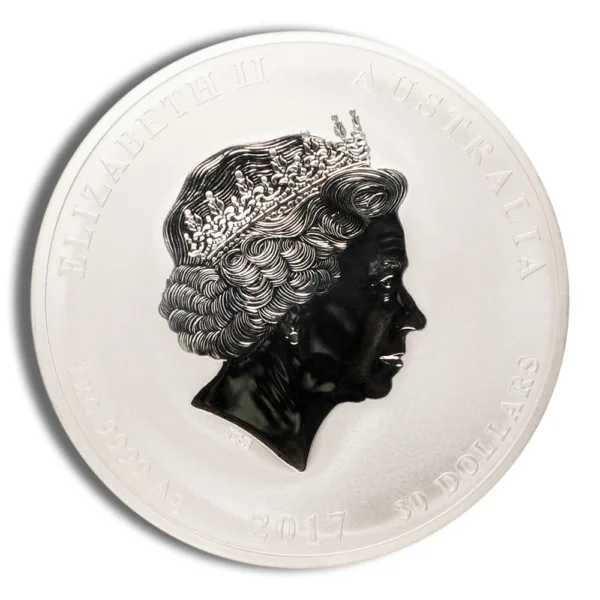 Ceramic plate featuring a silhouette of a queen's profile, intricately designed with floral elements in a black and white color scheme. Ideal for collectors of royal memorabilia and decorative art.