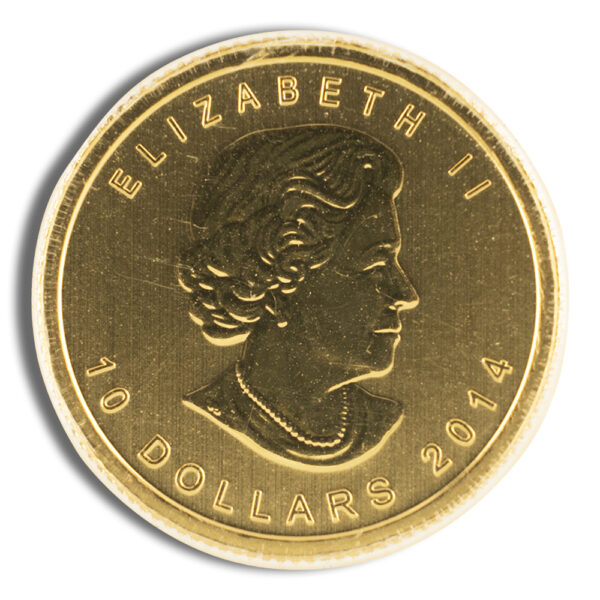 2014 1/4 oz Canadian Arctic Fox Gold Coin - Image 2