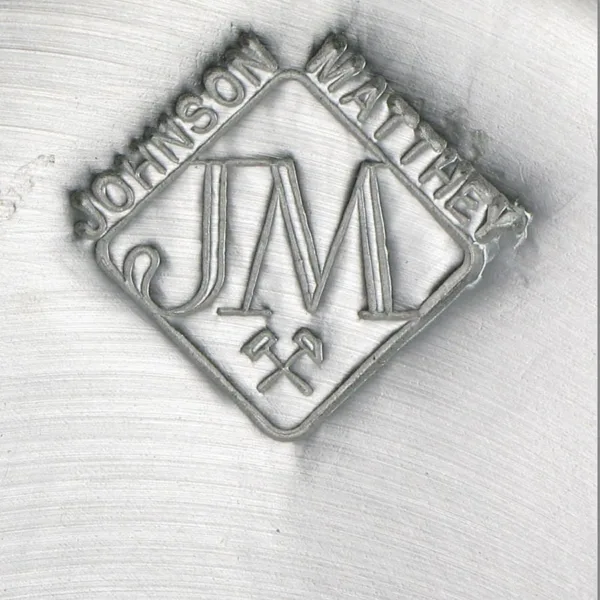 Johnson Matthey logo featuring the initials "JM" within a diamond shape, representing the company's focus on sustainable technologies and precious metals.