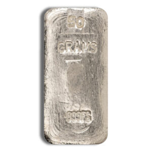 50 gram Silver Bar - Brand Varies