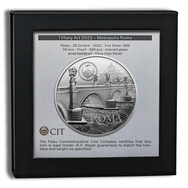 2022 1 Kilo Palau Silver Tiffany Metropolis - Roma - Image 4