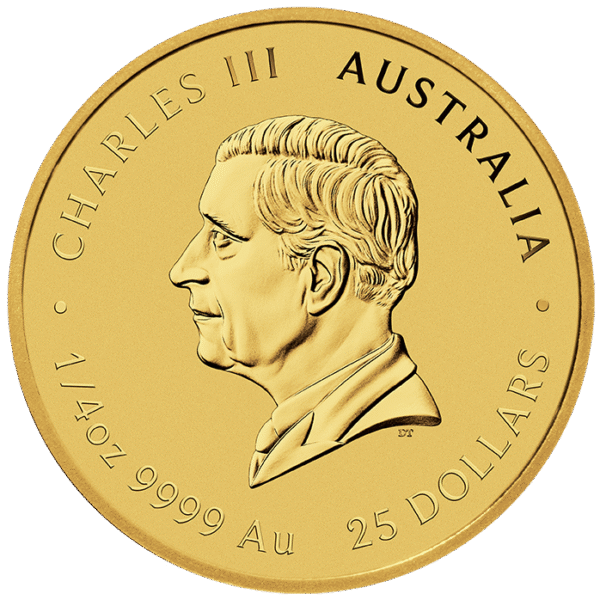 2025 1/4 oz Australia Gold Lunar Snake BU - Series III - Image 2