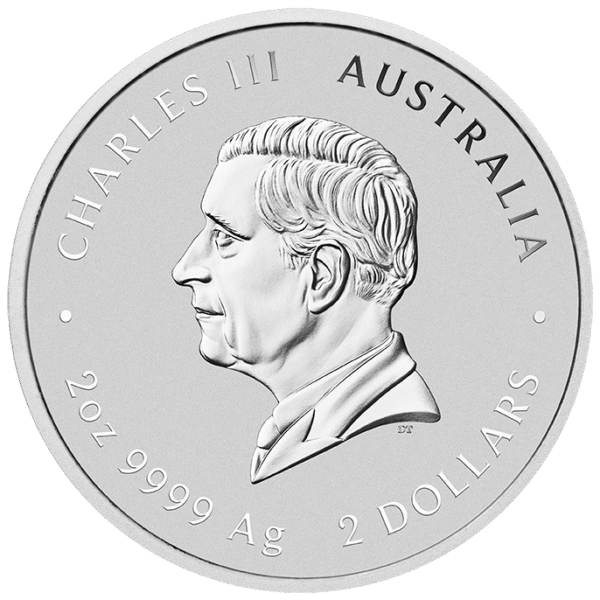 2025 2 oz Australia Silver Lunar Snake BU - Series III - Image 2
