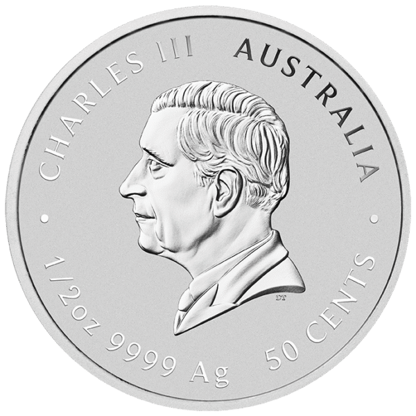 2025 1/2 oz Australia Silver Lunar Snake BU - Series III - Image 2