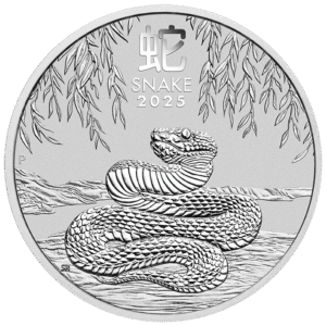 2025 1/2 oz Australia Silver Lunar Snake BU - Series III