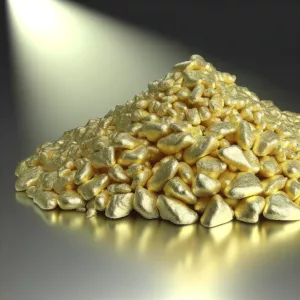 1 Kilo of 99.99% Pure Gold Grain. Make very realistic looking.