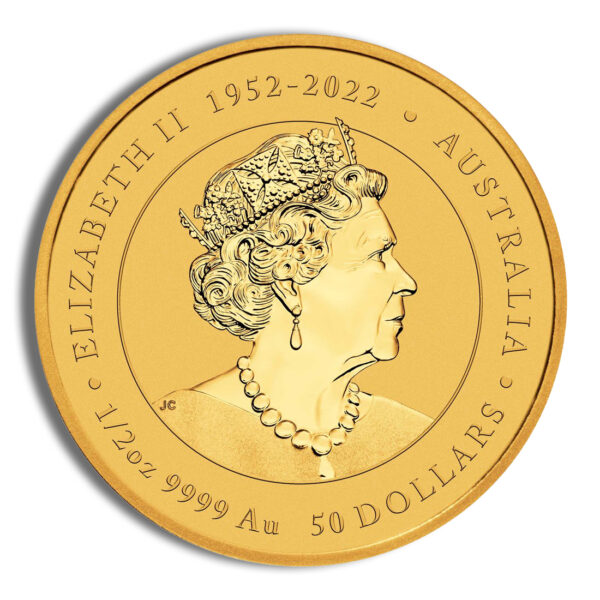 2024 1/2 oz Australia Gold Lunar Dragon BU - Series III - Image 2