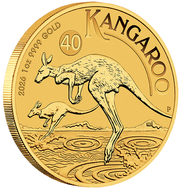2026 1 oz Australian Kangaroo Gold Coin - Image 3